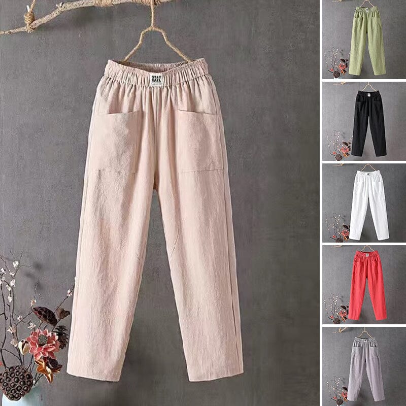 Elise - Linen blend Trousers