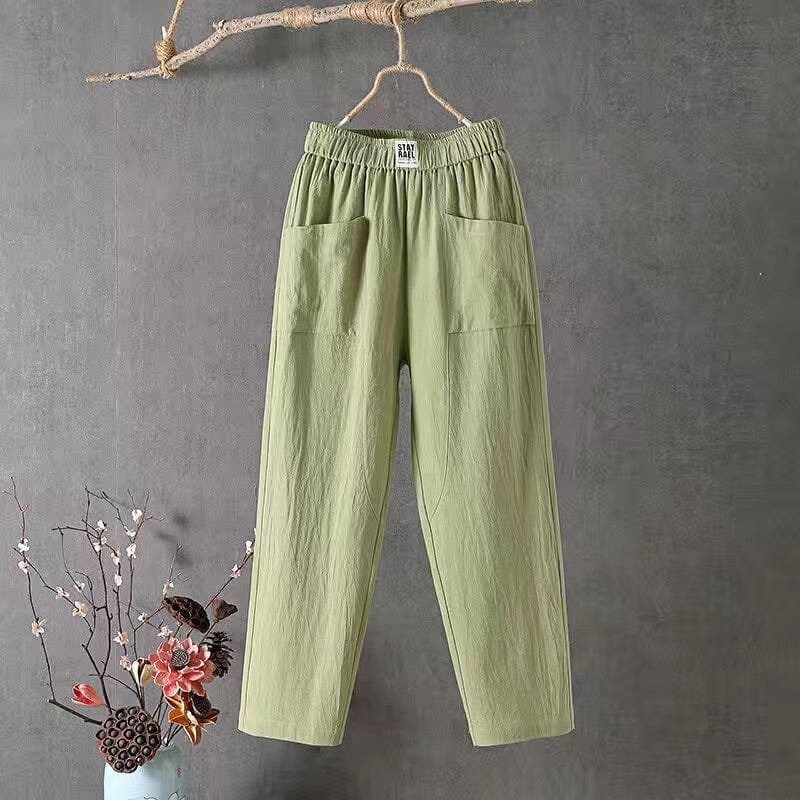 Elise - Linen blend Trousers