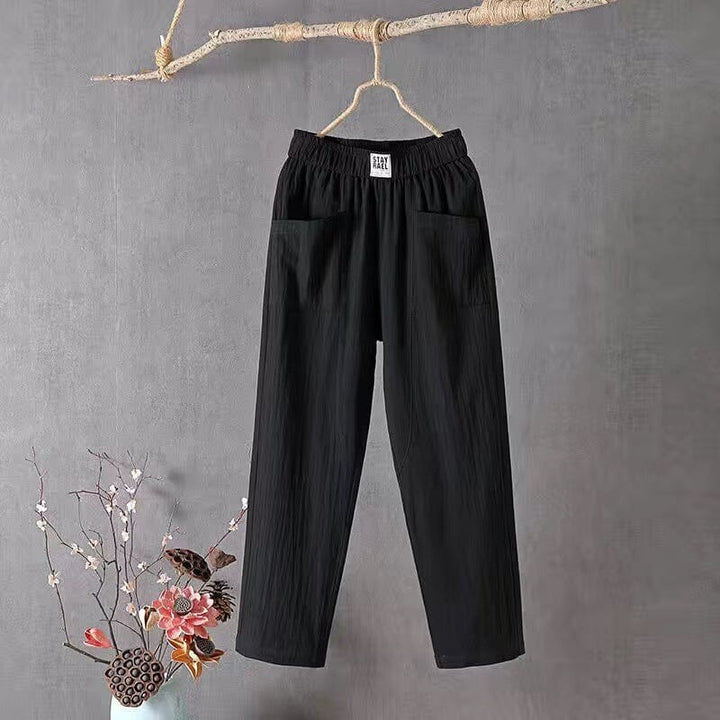 Elise - Linen blend Trousers