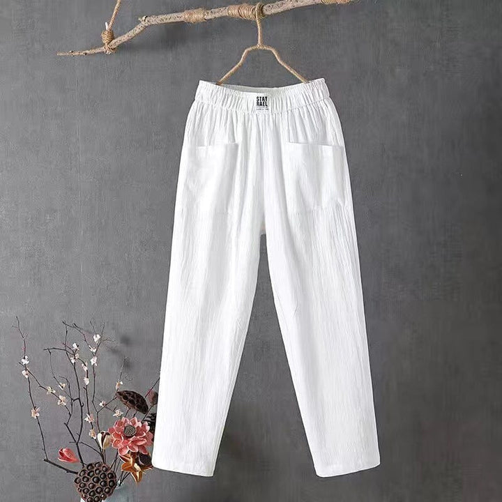 Elise - Linen blend Trousers