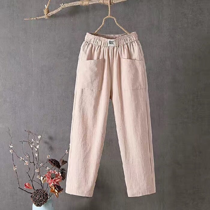 Elise - Linen blend Trousers