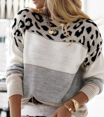 Margot - Leopard Print Sweater